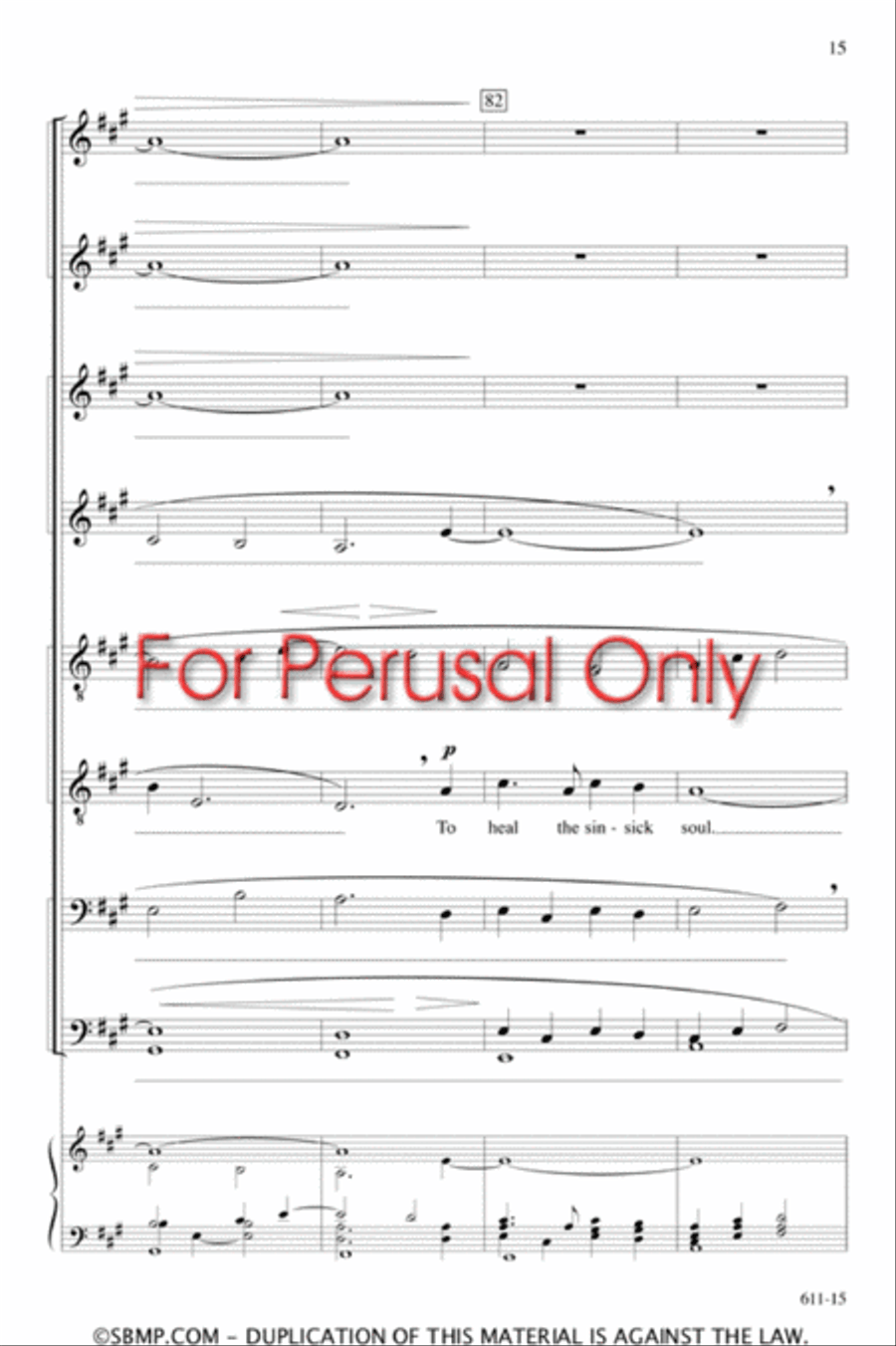 There Is a Balm in Gilead - SATB divisi Octavo Divisi scores gallery preview page 14