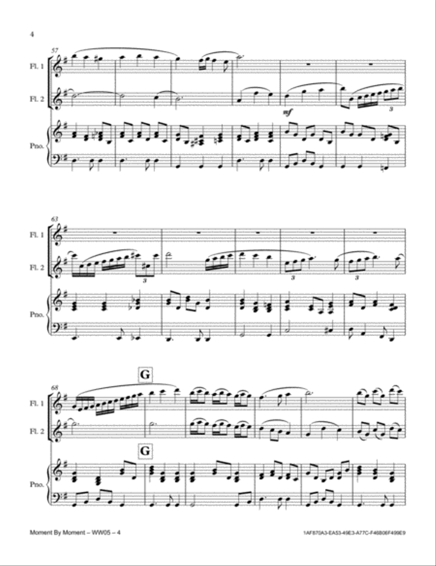 Moment By Moment Woodwind Duet scores gallery preview page 4