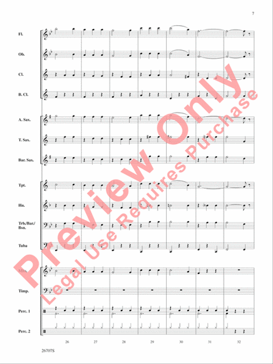 The Wizard of Oz, Themes from Concert Band scores gallery preview page 8
