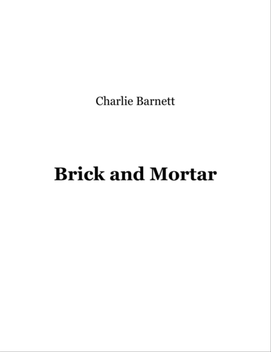 Brick and Mortar Piano, Vocal, Guitar scores gallery preview page 1