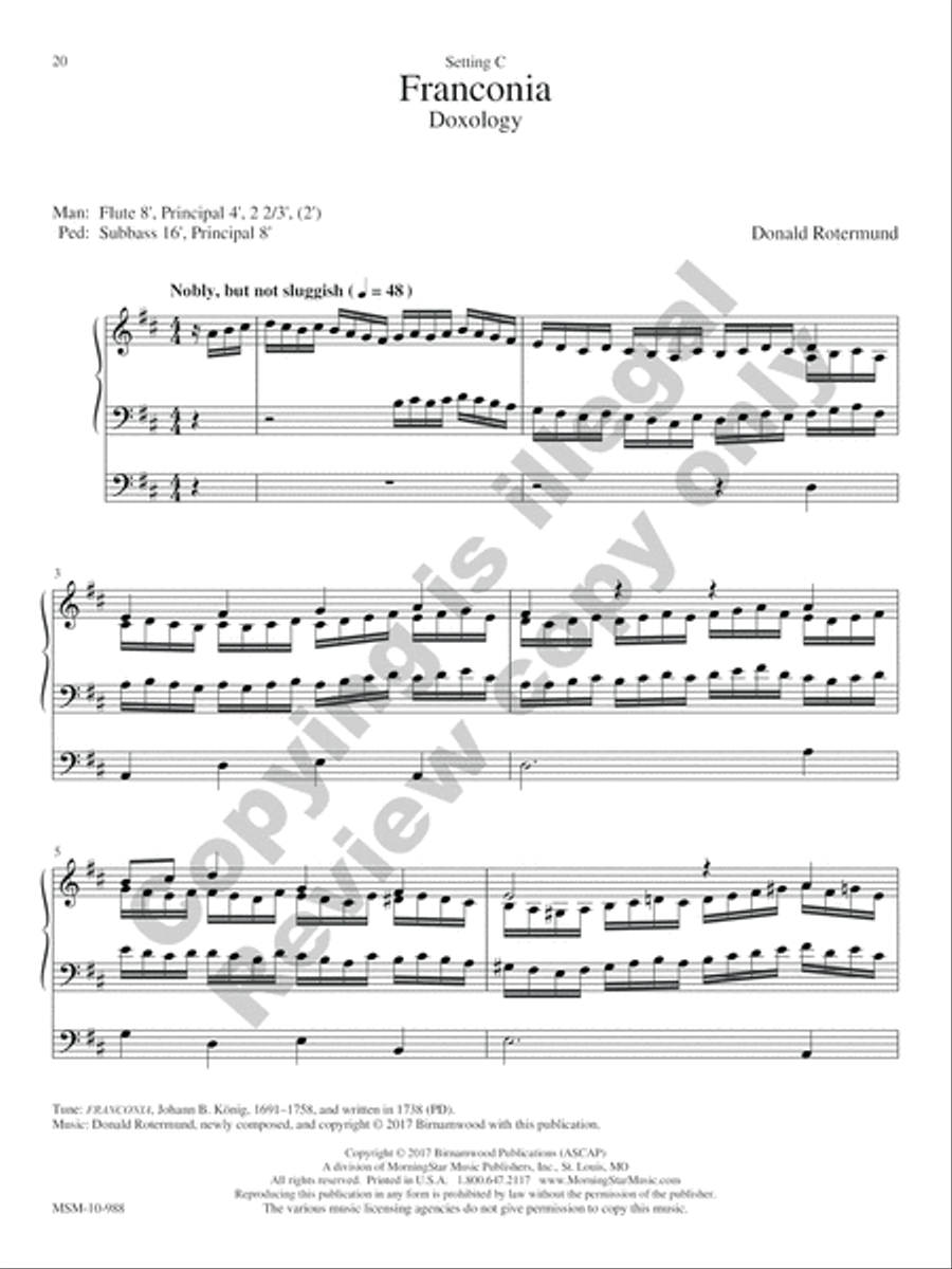 36 Flexible Hymn-Based Extemporizations Organ scores gallery preview page 42