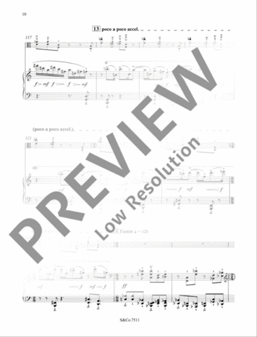 On Opened Ground Piano scores gallery preview page 13