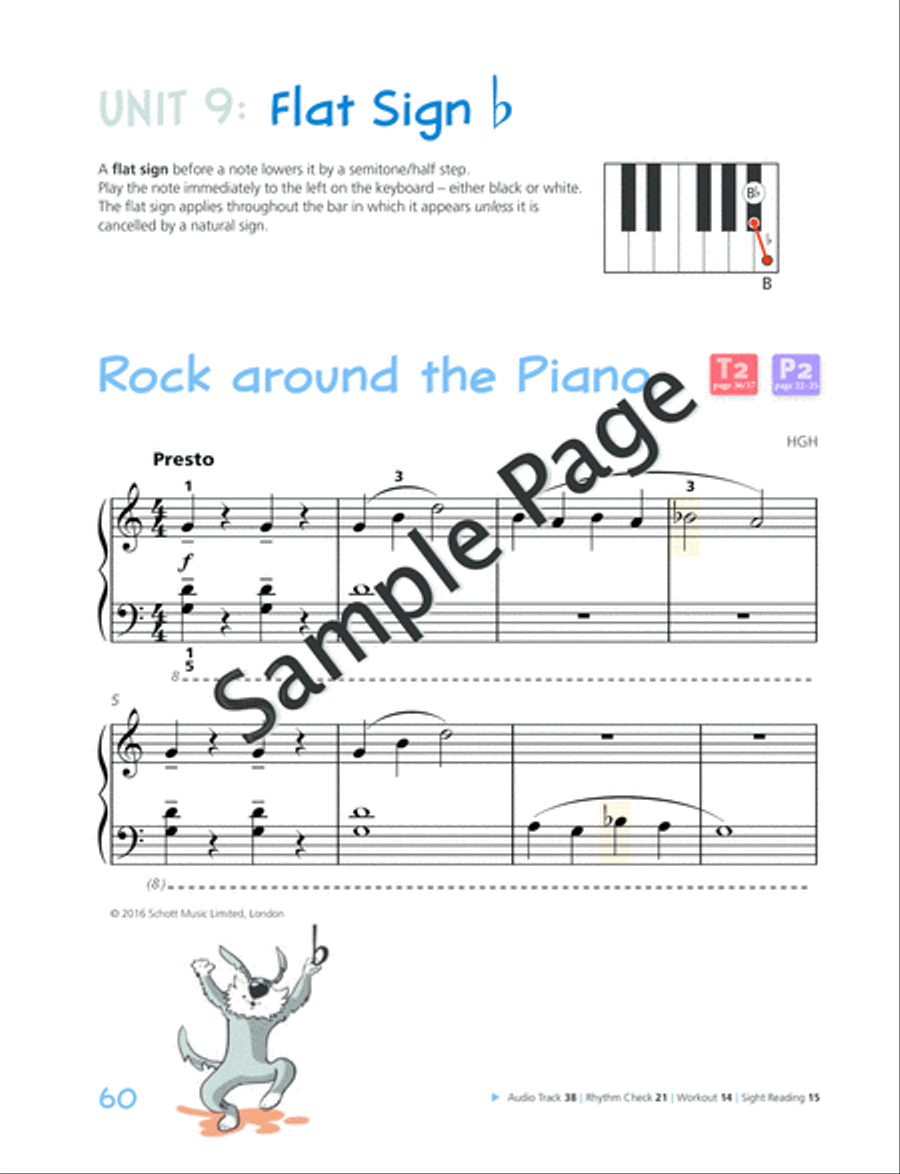 Piano Junior: Lesson Book 2 Piano Method scores gallery preview page 61