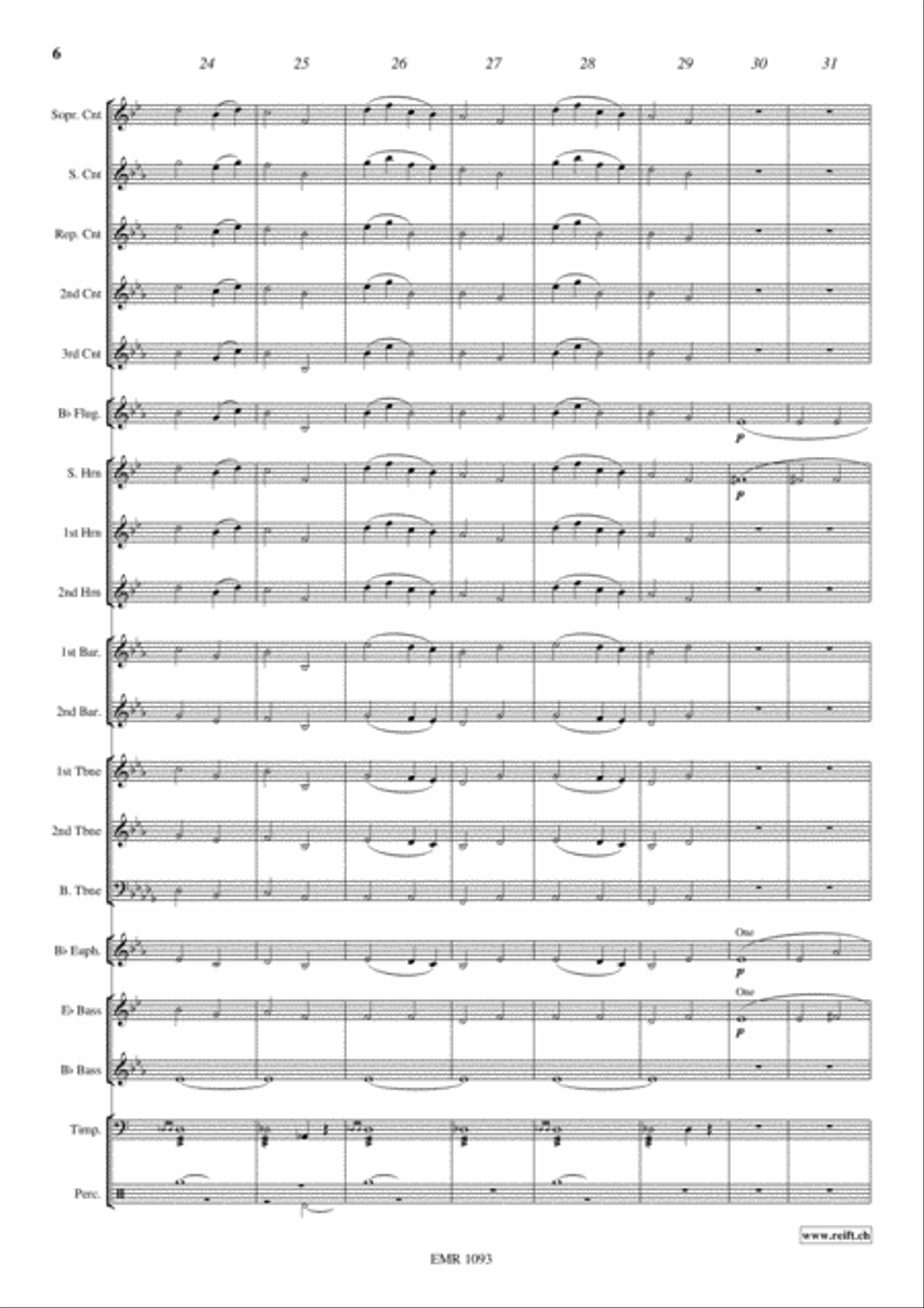 The Great Gate Of Kiev Brass Band scores gallery preview page 7
