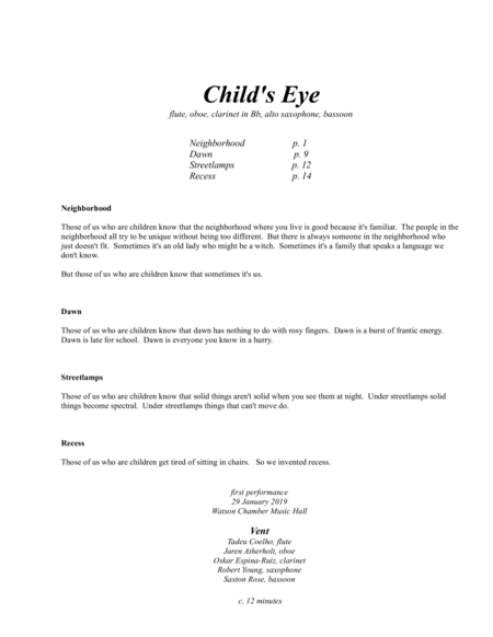 [Dillon] Child's Eye