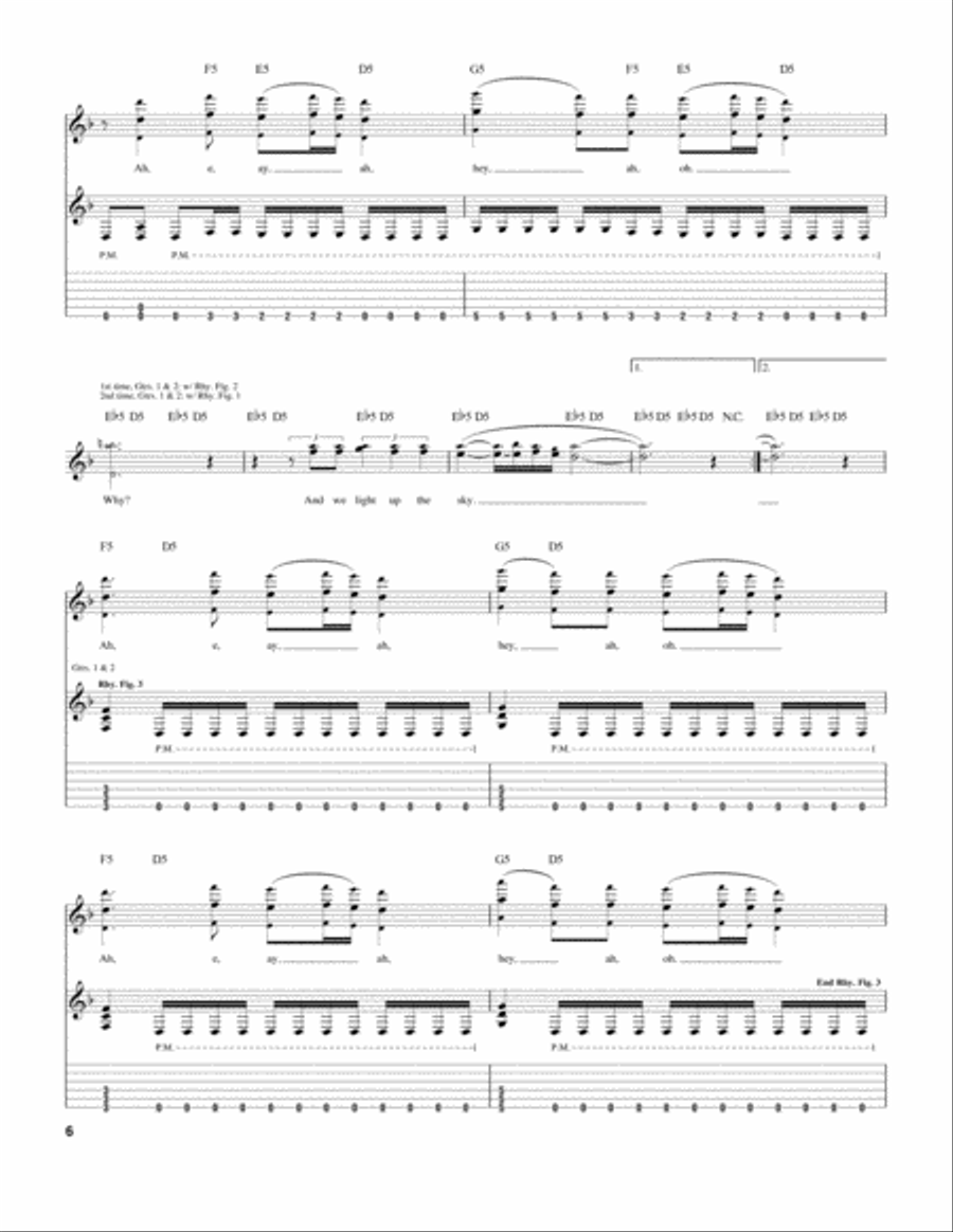 I E A I A I O by System of a Down Electric Guitar Digital