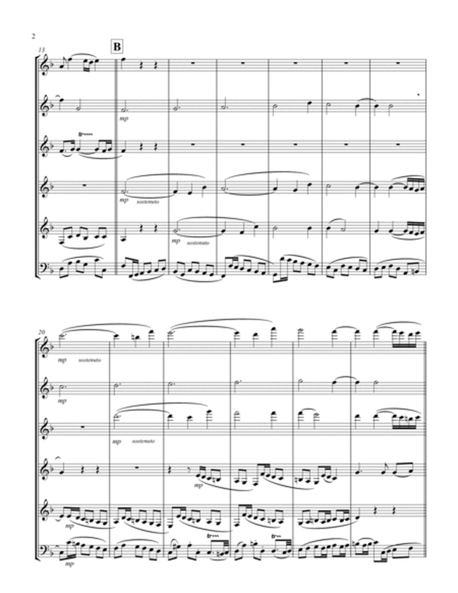 Recordare (from "Requiem") (F) (Woodwind Sextet - 2 Flutes, 1 Oboe, 1 Clar, 1 Hrn, 1 Bassoon)
