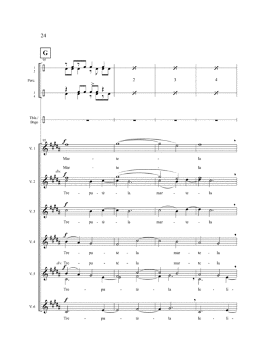 Trepute Martela Trepute Martela Women's Choir scores gallery preview page 15