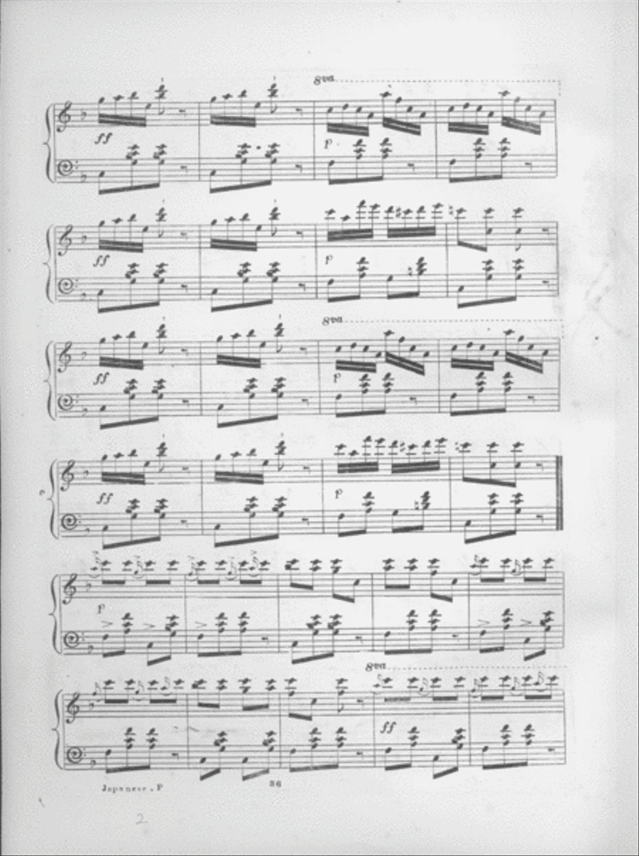 The Japanese Polka Piano Solo scores gallery preview page 3