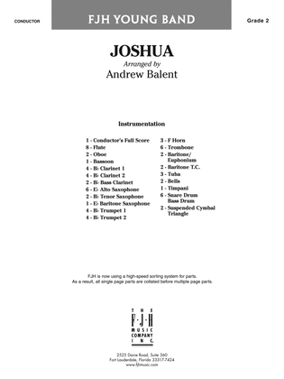 Joshua: Score