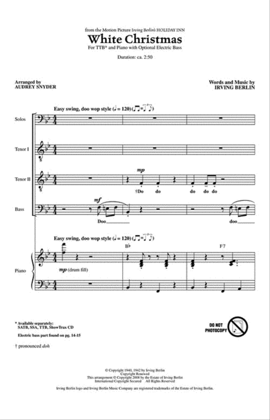 White Christmas TTB scores gallery preview page 2