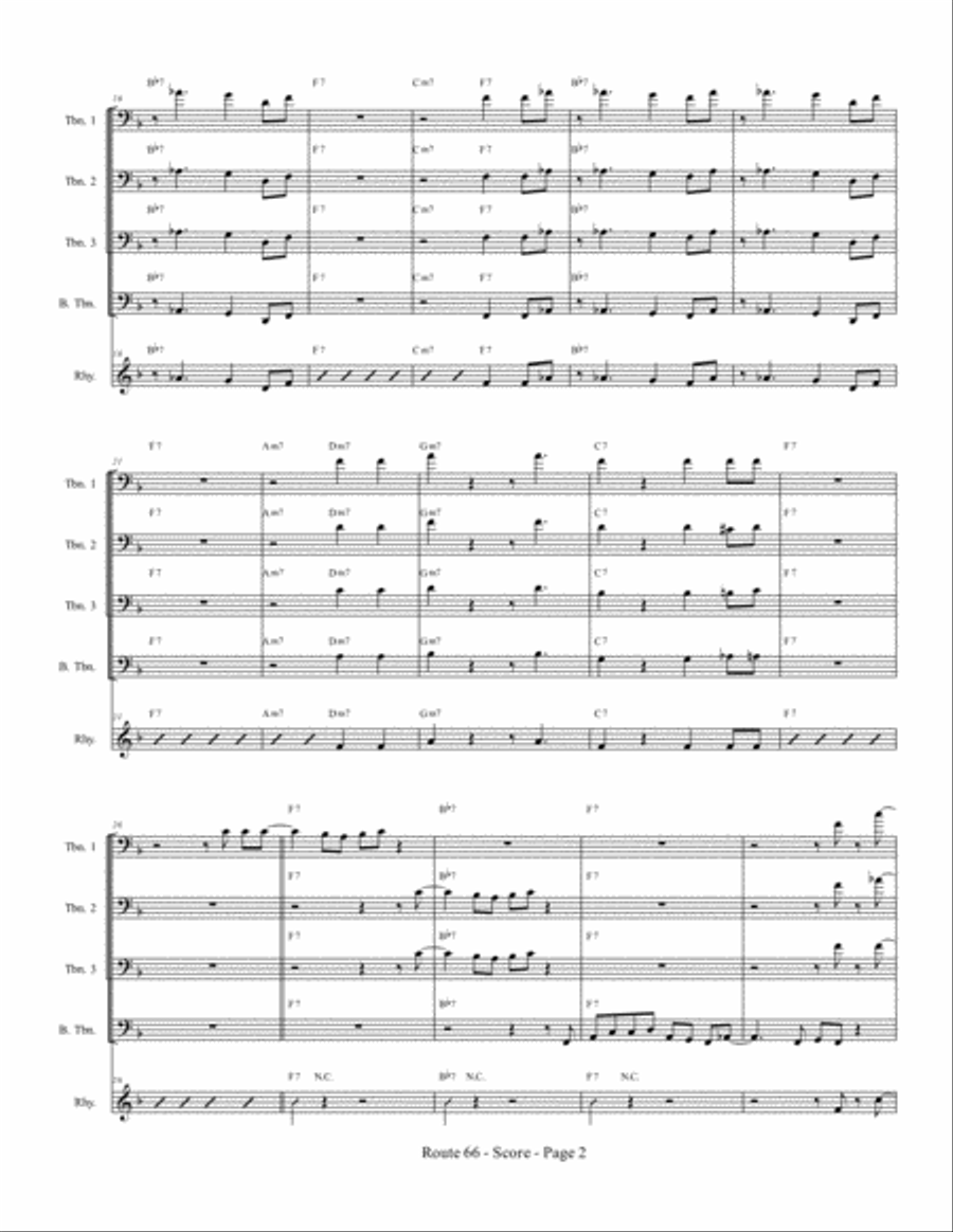 Route 66 Jazz Ensemble scores gallery preview page 4