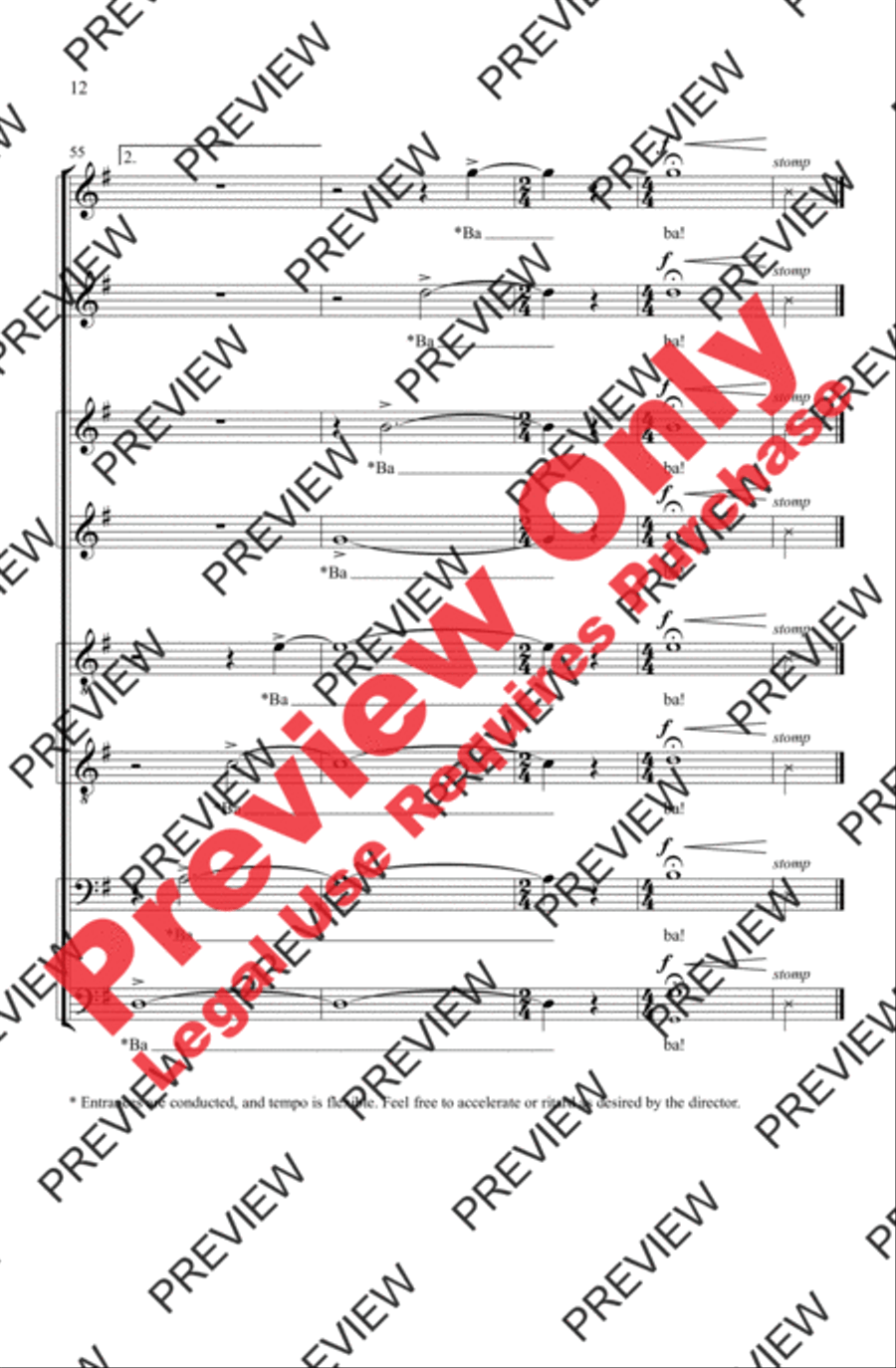 Pulse 4-Part scores gallery preview page 12