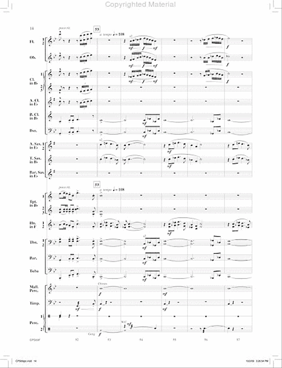Orion's Sword Orion's Sword Concert Band scores gallery preview page 15