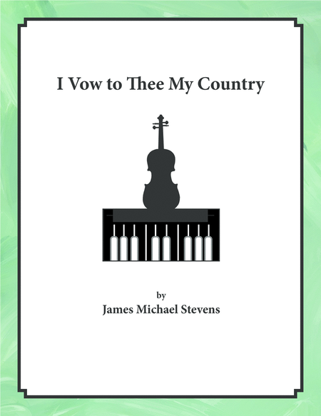 I Vow to Thee My Country - Cello & Piano image number null