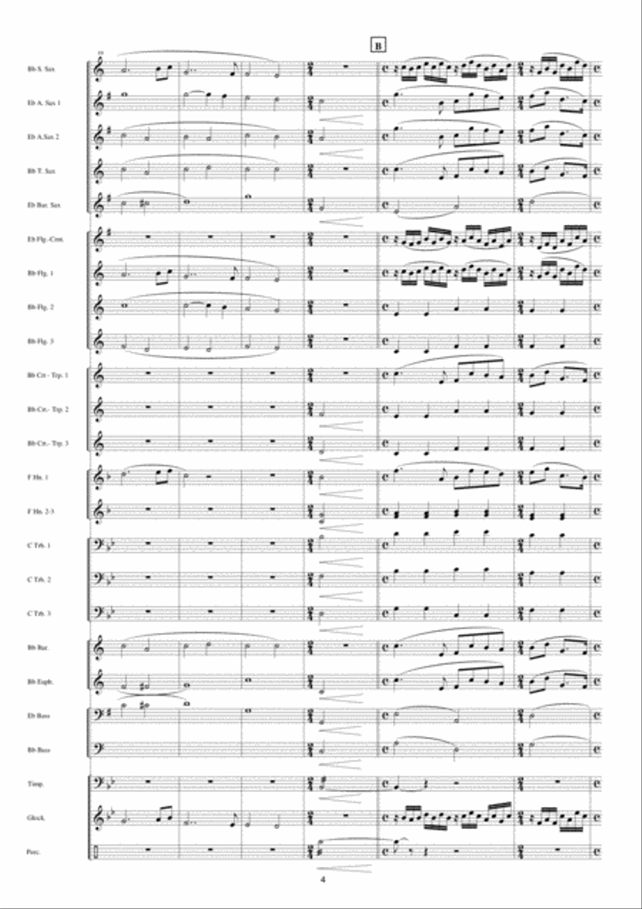 Cinema Paradiso - Love Theme Fanfare Band scores gallery preview page 5