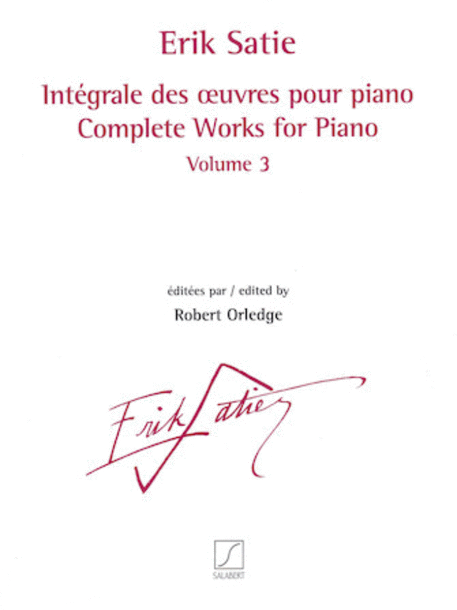 Complete Works for Piano – Volume 3 Piano Solo scores gallery preview page 1