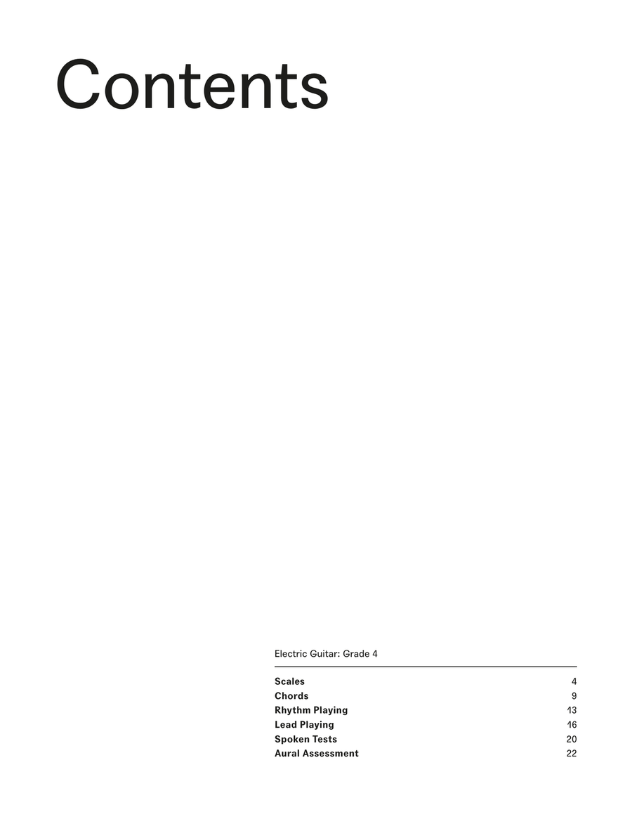 LCME Electric Guitar Handbook 2019 - Grade 4 Electric Guitar scores gallery preview page 3