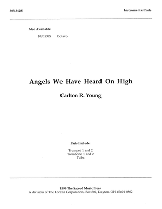 Angels We Have Heard On High - Instrumental Parts