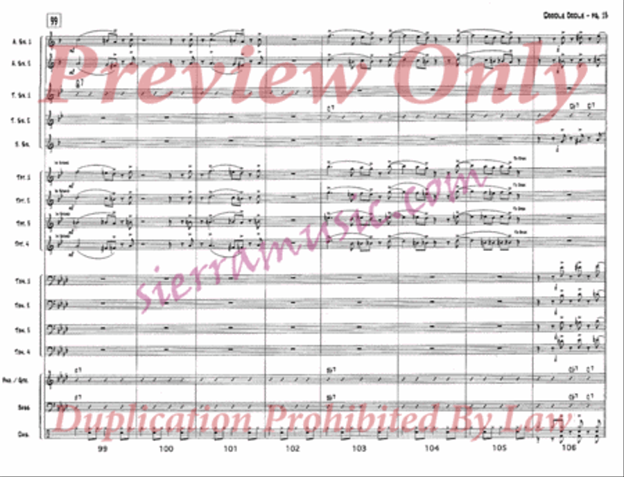 Doodle Oodle Jazz Ensemble scores gallery preview page 14
