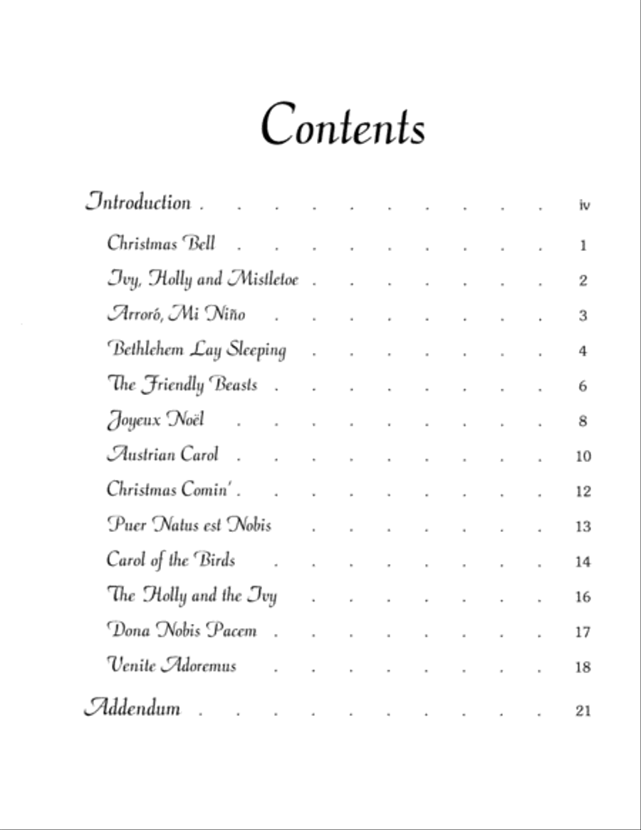 The Little Christmas Book Unison Choir scores gallery preview page 2