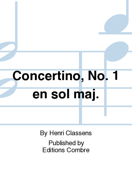 Concertino, No. 1 en sol maj.