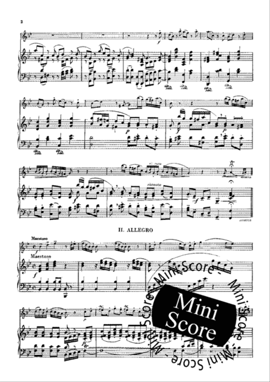 Sonate in Bb Clarinet scores gallery preview page 6