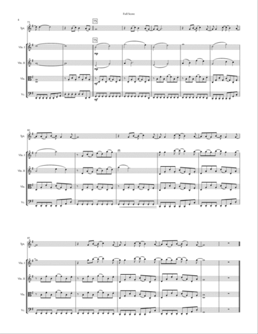 Every Breath You Take Every Breath You Take Small Ensemble scores gallery preview page 4