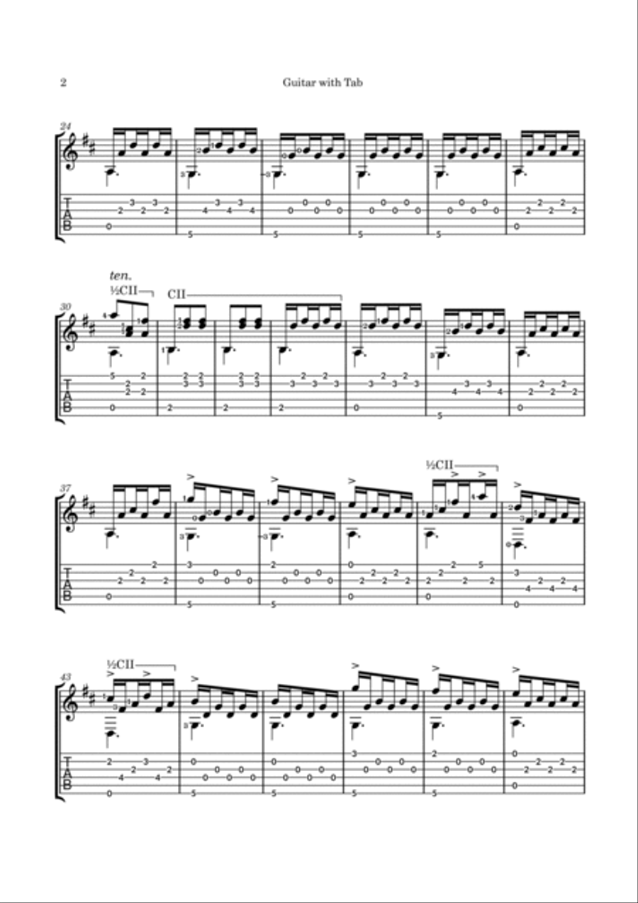 Please, Please, Please, Let Me Get What I Want Flute scores gallery preview page 6