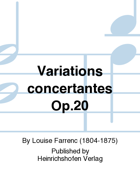 Variations concertantes Op. 20; Sonata in A m