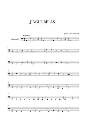 Book cover for Jingle Bells for Cello