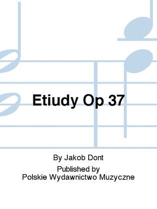Book cover for Etiudy Op 37
