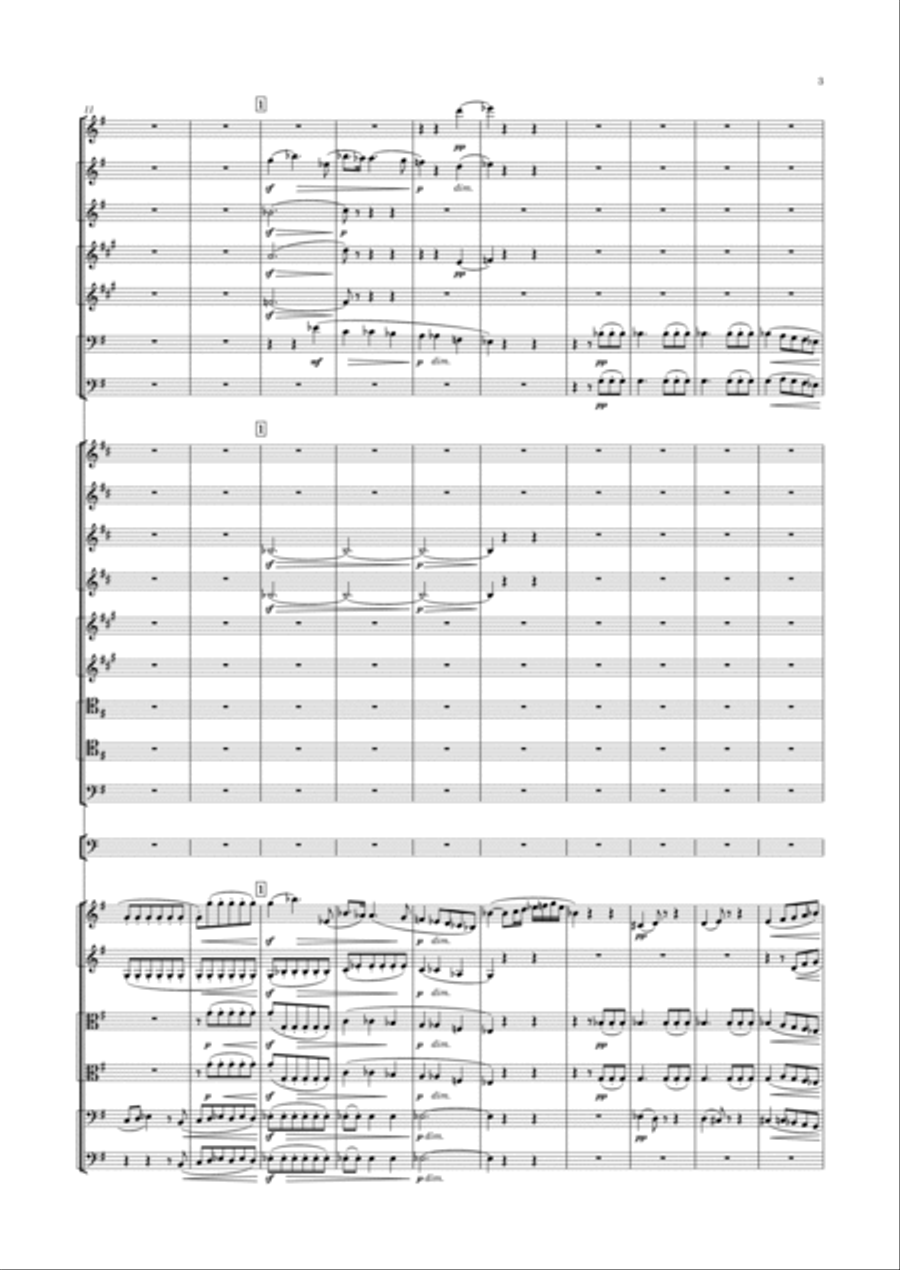 Cherubini - Concert Overture in G major Full Orchestra scores gallery preview page 3