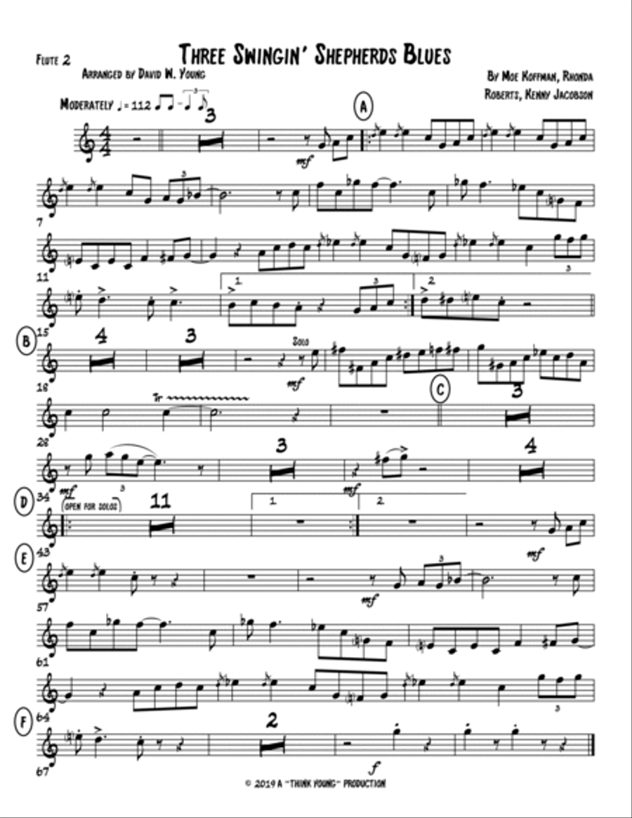 The Swingin' Shepherd Blues Jazz Ensemble scores gallery preview page 5