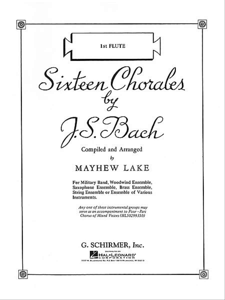 Sixteen Chorales Concert Band scores gallery preview page 1