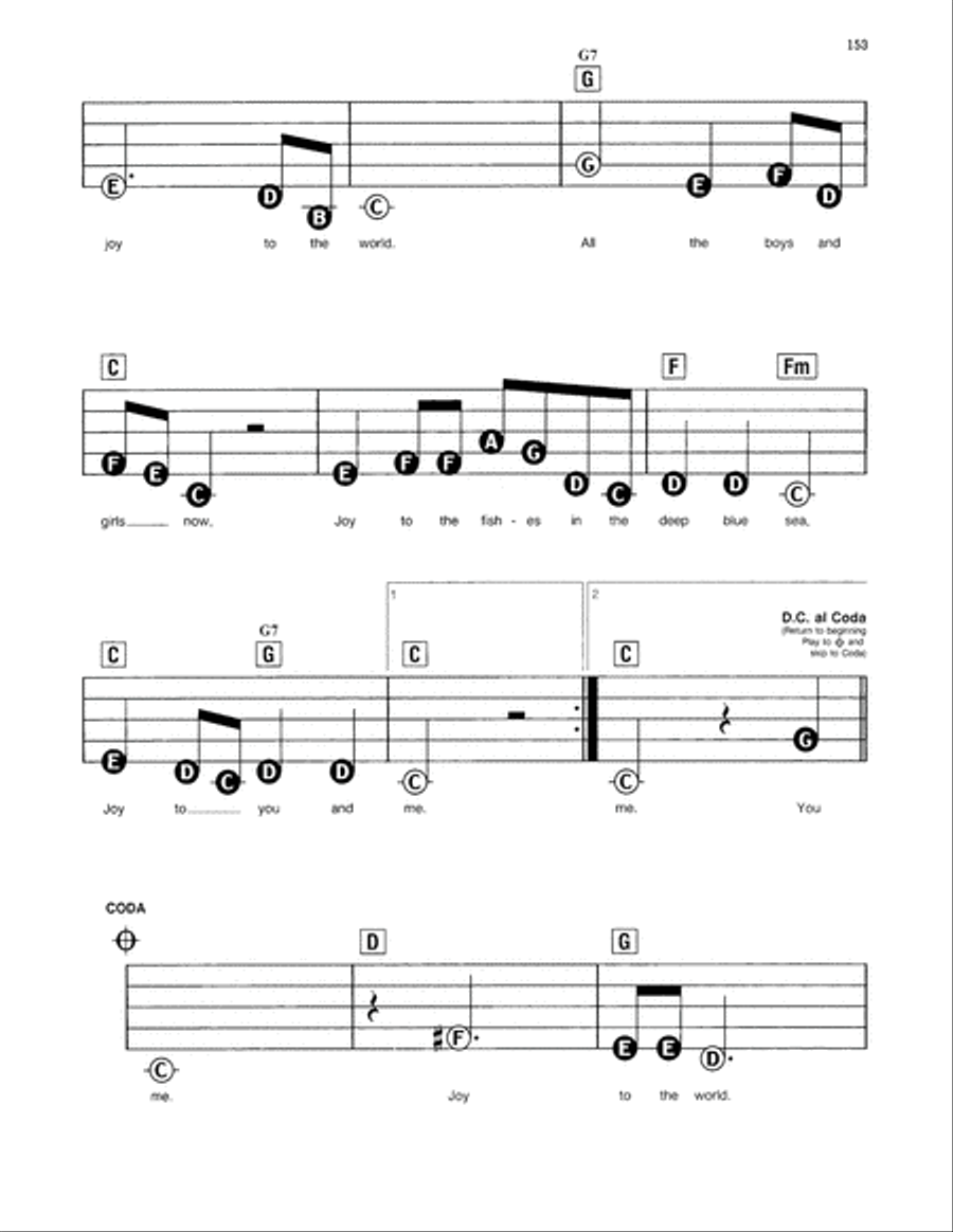 Joy To The World Electronic Keyboard scores gallery preview page 2