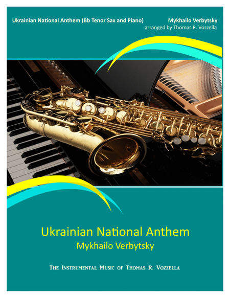 Ukrainian National Anthem (Tenor Sax and Piano) image number null