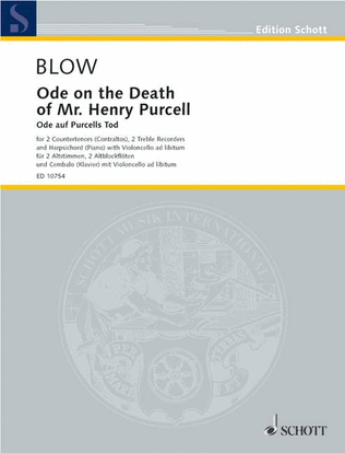 Ode on the Death of Mr. Henry Purcell