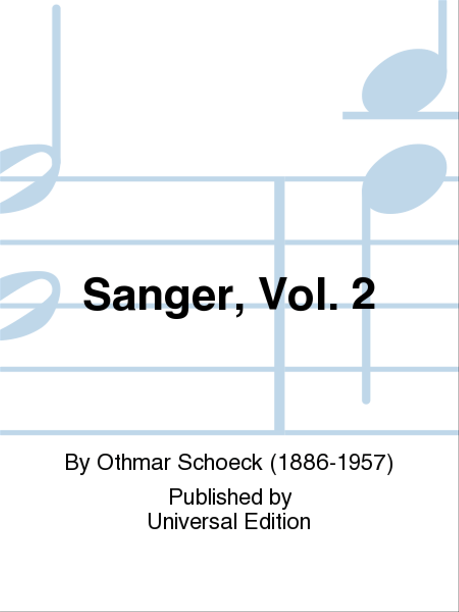 Sanger, Vol. 2 Sanger, Vol. 2 School and Community scores gallery preview page 1