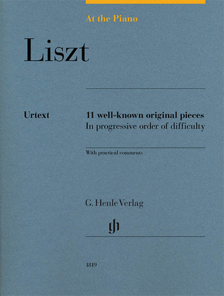 Book cover for Liszt: At the Piano