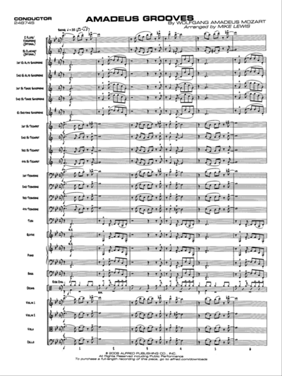 Amadeus Grooves Amadeus Grooves Jazz Ensemble scores gallery preview page 3