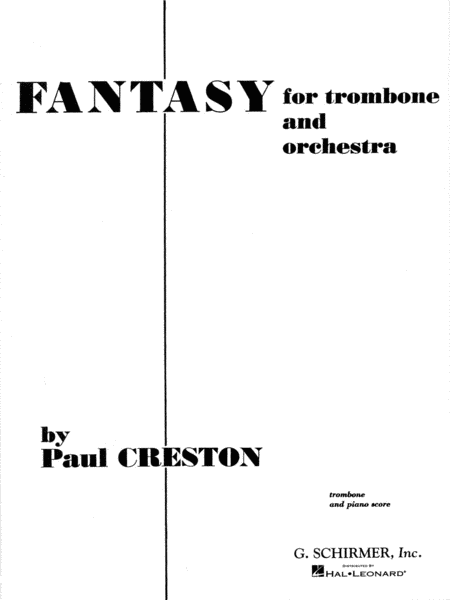 Fantasy, Op. 42 (Concert Band / Piano / Trombone)