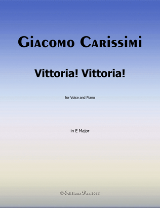 Vittoria! Vittoria! by Carissimi, in E Major