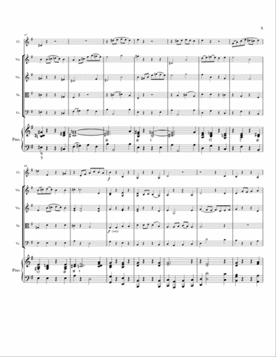 Little Concerto Grosso for Sextet, op. 56 Small Ensemble scores gallery preview page 5