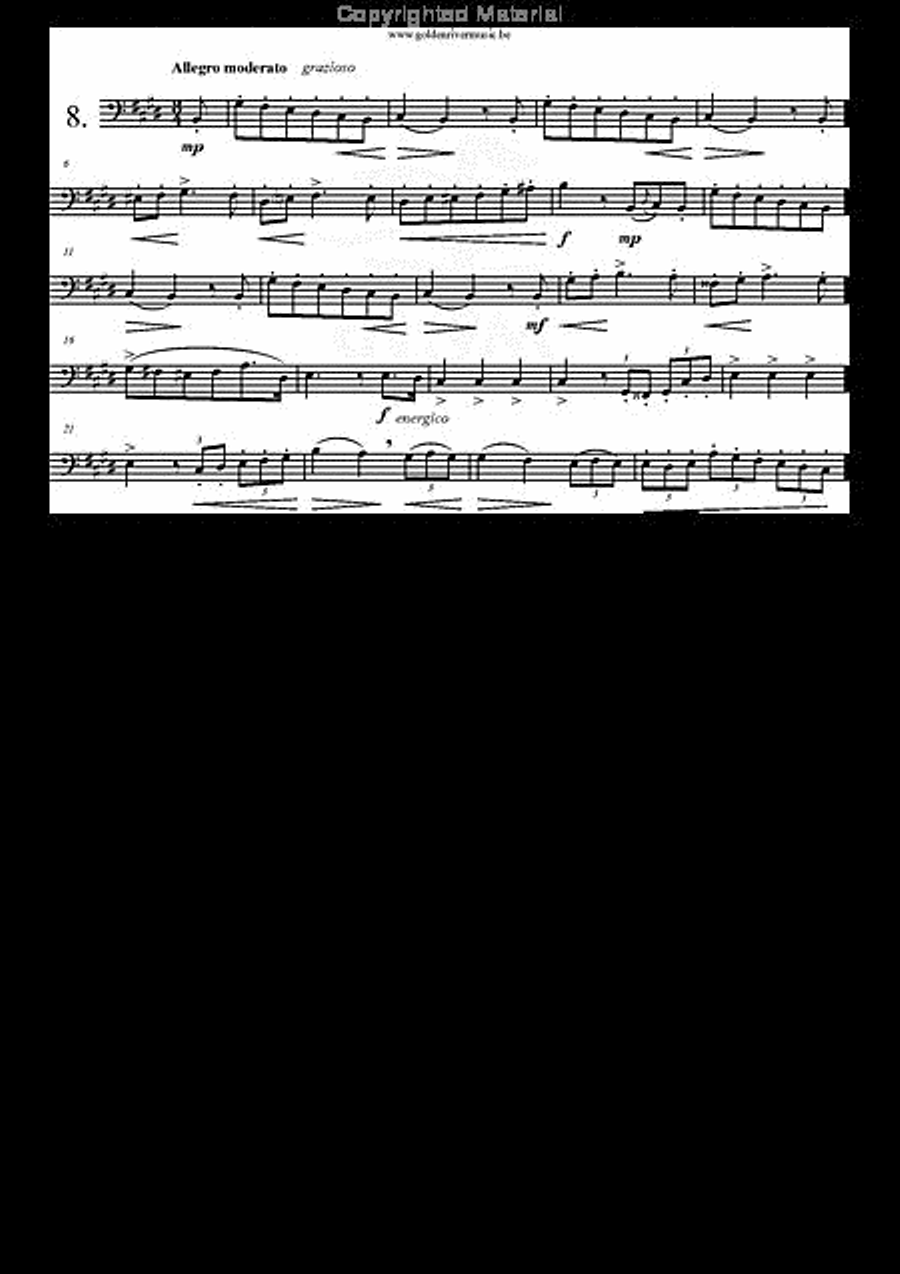 22 Etudes Melodiques Tuba scores gallery preview page 9