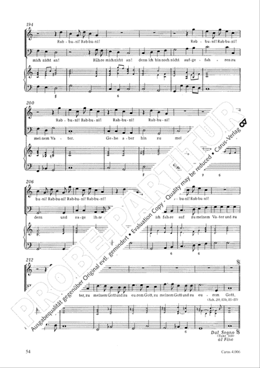Ten motets Choir scores gallery preview page 56