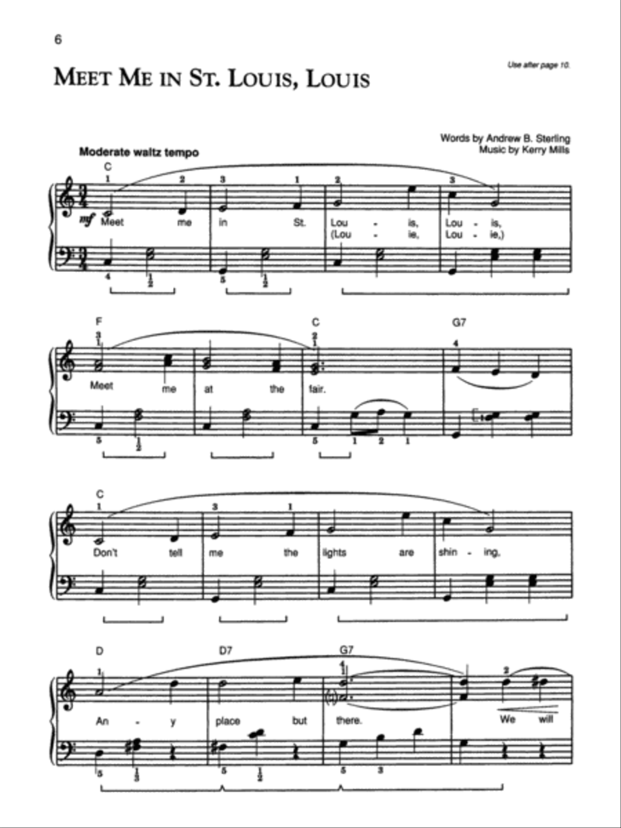 Alfred's Basic Adult Piano Course All-Time Favorites, Book 2 Voice scores gallery preview page 4
