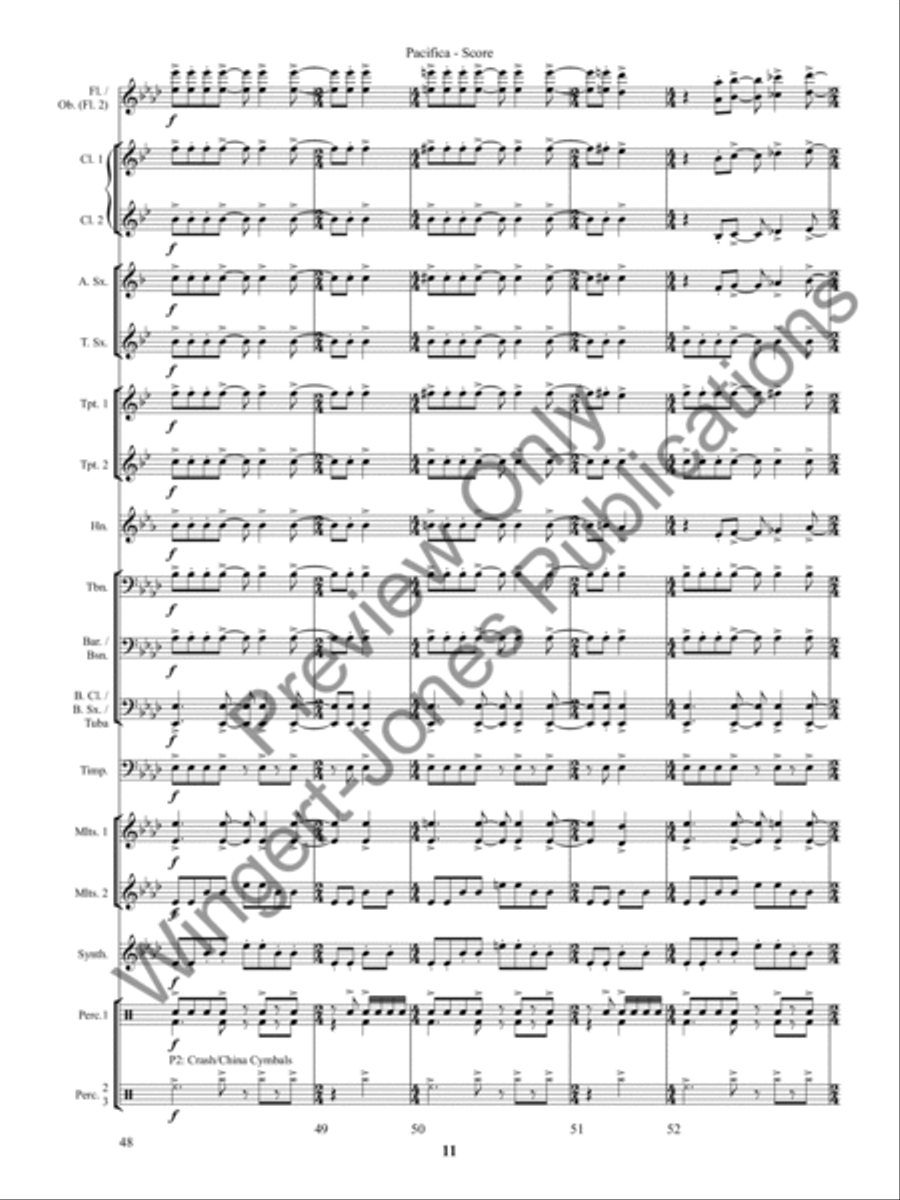 Seige Concert Band scores gallery preview page 14