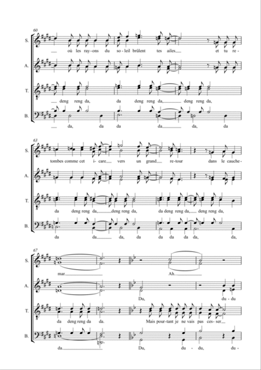 Elixir d'Amour Elixir d'Amour Choir scores gallery preview page 6