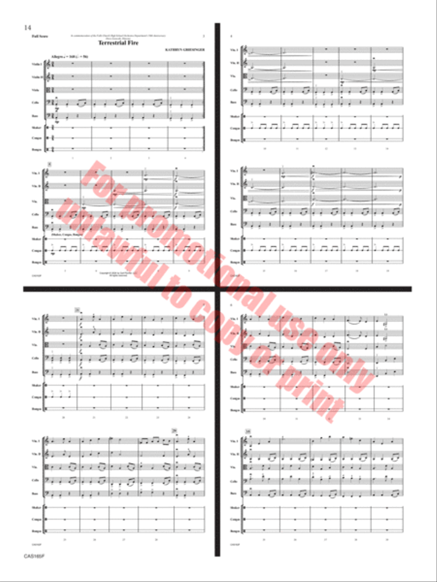 Pachelbel's Rhapsody Pachelbel's Rhapsody Orchestra scores gallery preview page 14